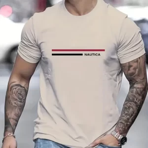 2 Color Bars Print T Shirt