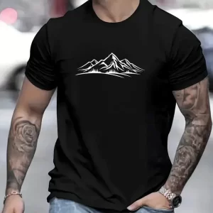 Mountain Print T-shirt