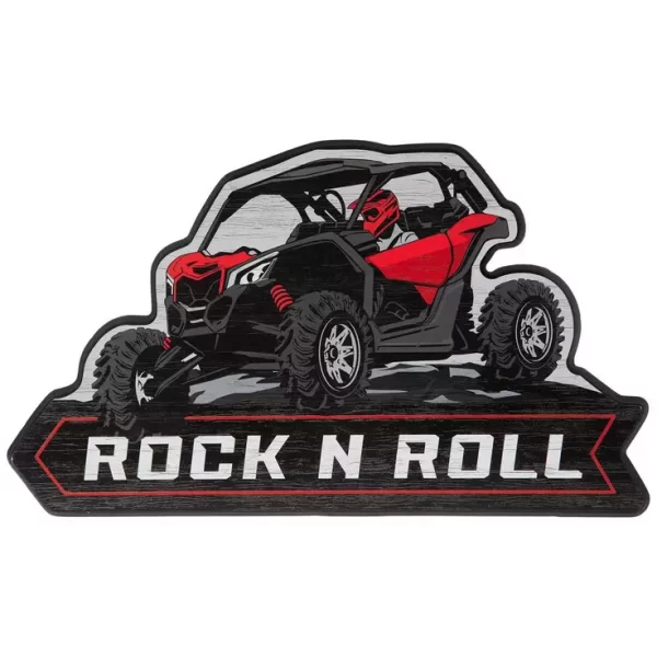 Rock N Roll ATV Wood Wall Decor