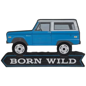 Born Wild Wood Wall Decor