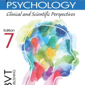 Abnormal Psychology: Clinical and Scientific Perspectives 7th Edition - Original PDF