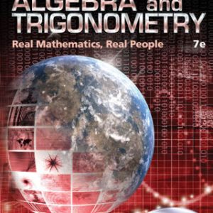 Algebra and Trigonometry: Real Mathematics, Real People 7th Edition - Original PDF