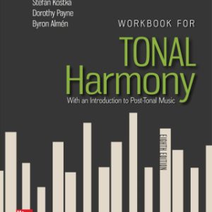 Workbook for Tonal Harmony 8th Edition by Stefan Kostka - Original PDF