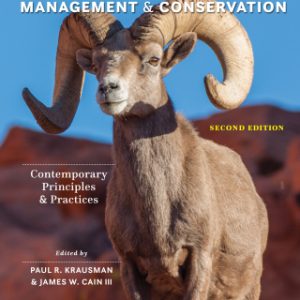 Wildlife Management and Conservation: Contemporary Principles and Practices 2nd Edition - Original PDF