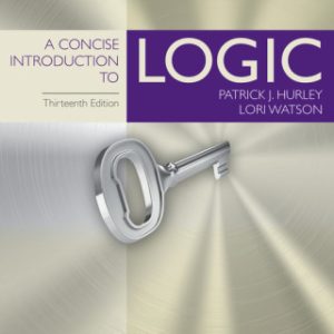 A Concise Introduction to Logic 13th Edition - Original PDF