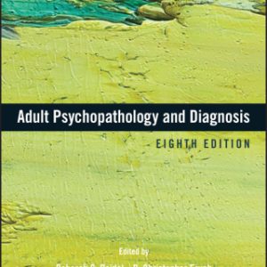 Adult Psychopathology and Diagnosis 8th Edition - Original PDF