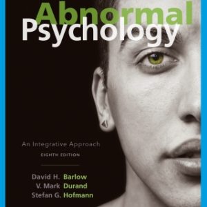 Abnormal Psychology: An Integrative Approach 8th Edition - Original PDF