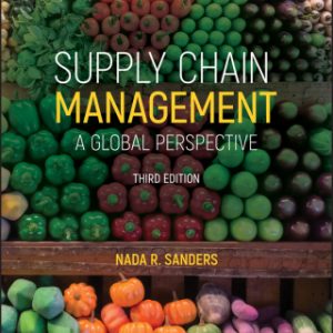 3e Supply Chain Management: A Global Perspective 3rd Edition - Original PDF