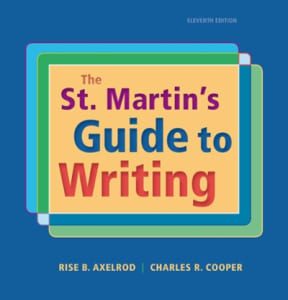 The St. Martin's Guide to Writing 11th edition - Original PDF