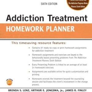 Addiction Treatment Homework Planner 6th Edition - Original PDF