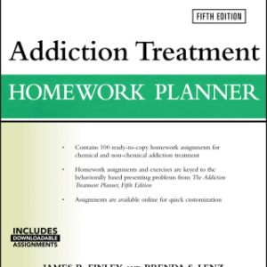 Addiction Treatment Homework Planner 5th Edition - Original PDF