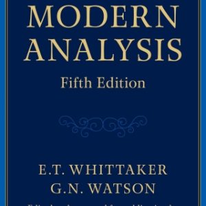 (Instant Download) A Course of Modern Analysis 5th Edition - Original PDF