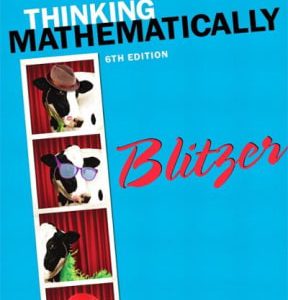 Thinking Mathematically 6th edition - Original PDF