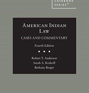 American Indian Law: Cases and Commentary 4th edition - Original PDF