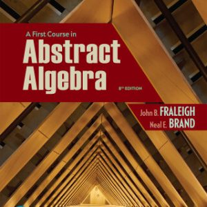 A First Course in Abstract Algebra 8th Edition - Original PDF