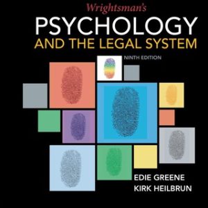 Wrightsman's Psychology and the Legal System 9th Edition - Original PDF