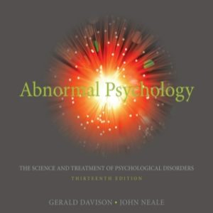 (Instant Download) Abnormal Psychology 13th Edition - Original PDF