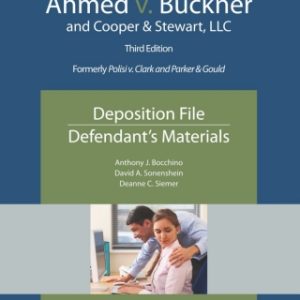 Ahmed v. Buckner and Cooper & Stewart, LLC 3rd Edition Deposition File, Defendant's Materials - Original PDF