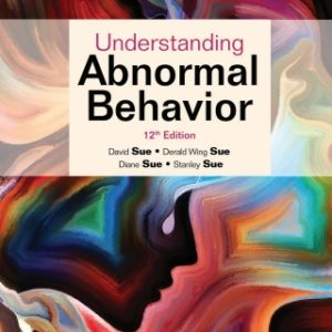 Understanding Abnormal Behavior 12th Edition - Original PDF