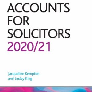 Accounts for Solicitors 2020/2021 20th Edition - Original PDF