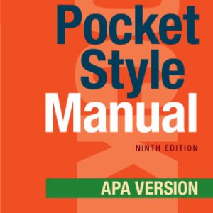 A Pocket Style Manual, APA Version 9th Edition - Original PDF