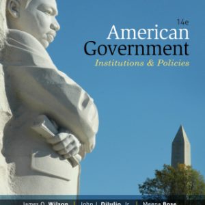 American Government: Institutions and Policies 14th Edition - Original PDF