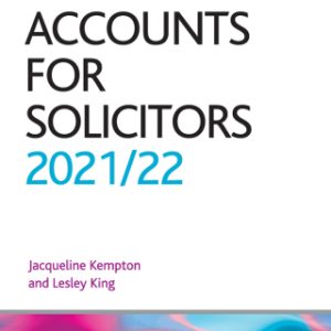 Accounts for Solicitors 2020/2021 20th Edition - Original PDF