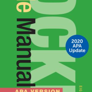 A Pocket Style Manual, APA Version, 2020 Update 8th Edition - Original PDF