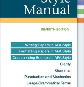 A Pocket Style Manual, APA Version 7th edition - Original PDF