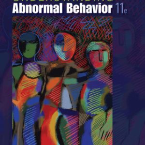 Understanding Abnormal Behavior 11th Editionn - Original PDF