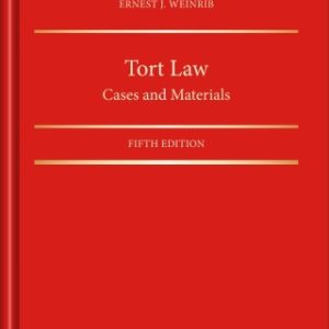 Tort Law: Cases and Materials 5th Edition - Original PDF