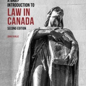 A Brief Introduction to Law in Canada 2nd Edition - Original PDF