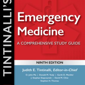 Tintinalli's Emergency Medicine: A Comprehensive Study Guide 9th Edition - Original PDF