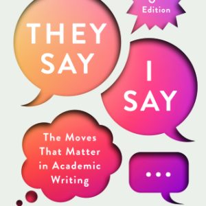 "They Say / I Say" 6th Edition - Original PDF