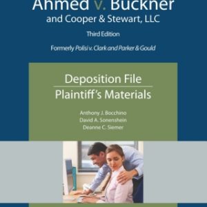 Ahmed v. Buckner and Cooper & Stewart, LLC 3rd Edition Deposition File, Plaintiff's Materials - Original PDF