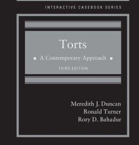 Torts, a Contemporary Approach 3rd edition - Original PDF