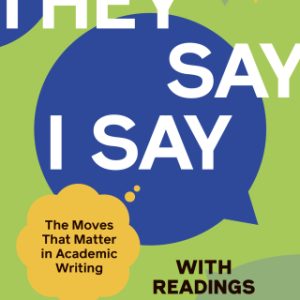 They Say / I Say with Readings 5th Edition - Original PDF