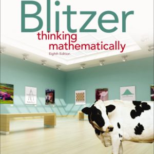 Thinking Mathematically 8th Edition - Original PDF