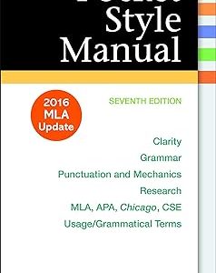 A Pocket Style Manual: 2016 MLA Update Seventh Edition- Original PDF