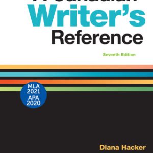 A Canadian Writer's Reference with 2020 APA and 2021 MLA Updates 7th Edition - Original PDF