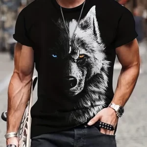 Men's Round Neck Short Sleeve T-shirt